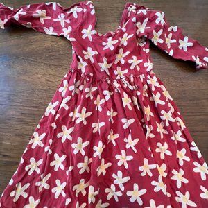 Alice + Ames Twirly red dress (Size 4T)